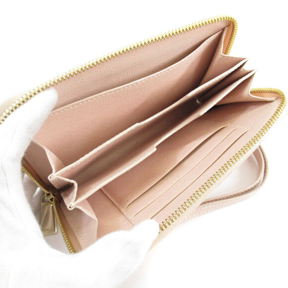 Furla Logo Motif Long Wallet Leather - Picture 4 of 8